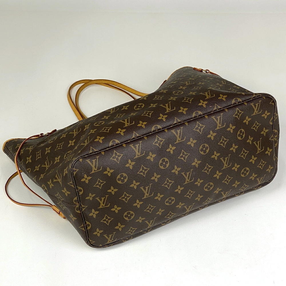 Louis Vuitton Neverfull Shoulder Bag Shopping Tote Monogram Brown - Picture 2 of 7